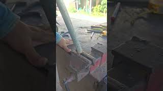 ดัดยากมาก เหล็กเส้น #shorts