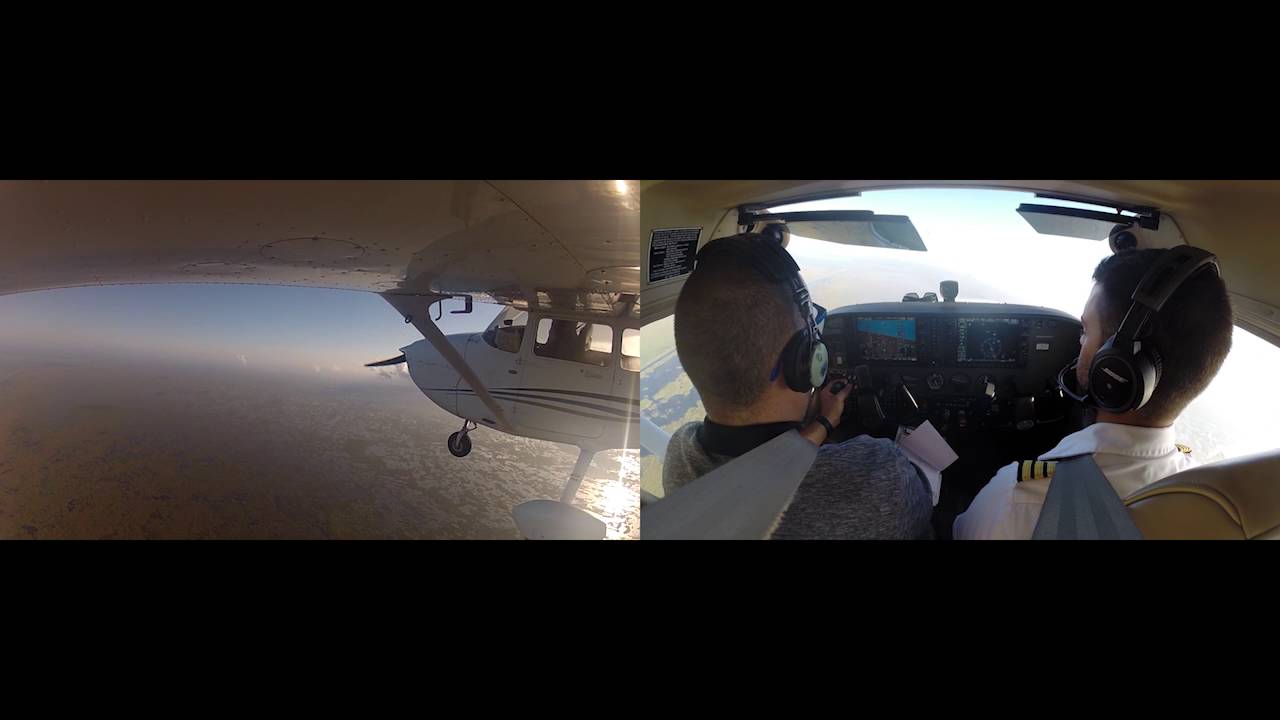 Frank Linero Pilot IFR trainning with CFI Alberto Fontanel N6059R KFXE 2