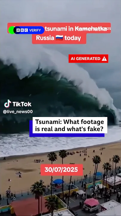 Tsunami: What footage is real and what’s fake? #Earthquake #Tsunami #BBCNews