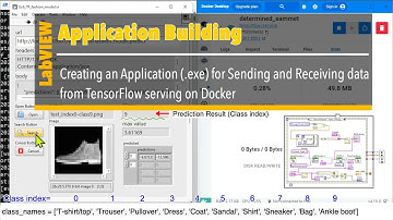 LabVIEW (Application Building) #Ep4 Sending & Receiving data from TenserFlow Serving on Docker