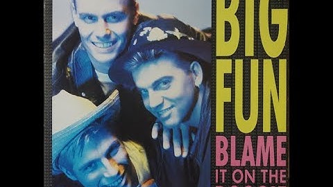 BIG FUN "Blame It On The Boogie" (PWL Mix) PWL Synth Pop (117 BPM) 12" Single (1989)