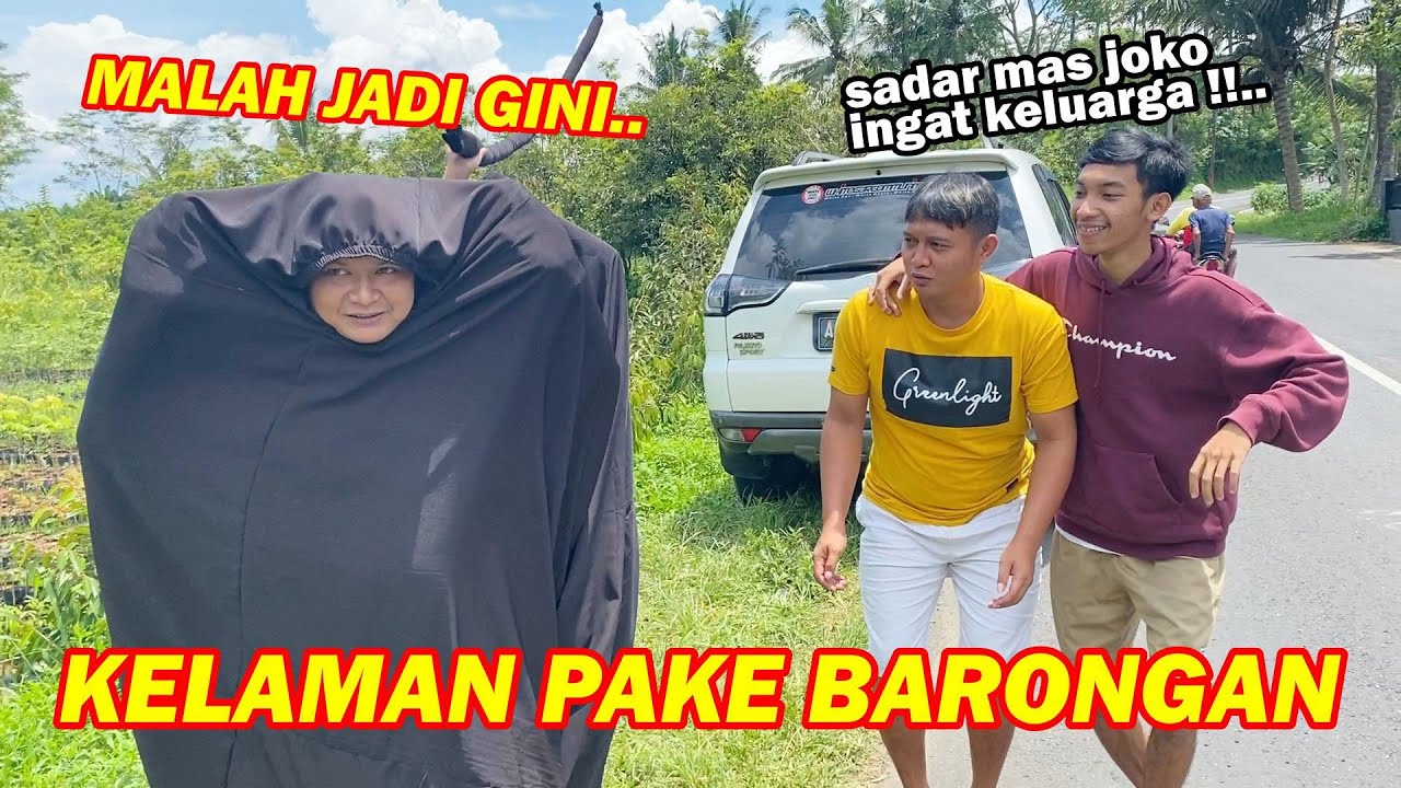 Aneh bener !! Mas joko pengen jadi barongan