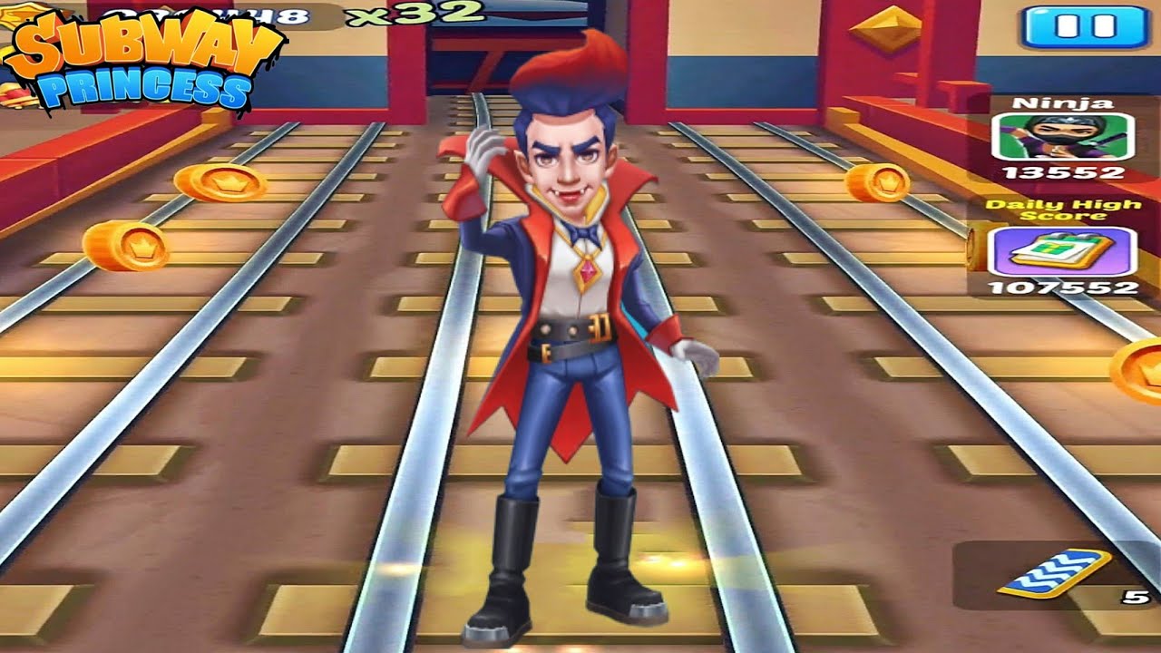 New CHARACTER Unlocked 'VAMPIRE' - Subway Princess Runner Game - Best ...
