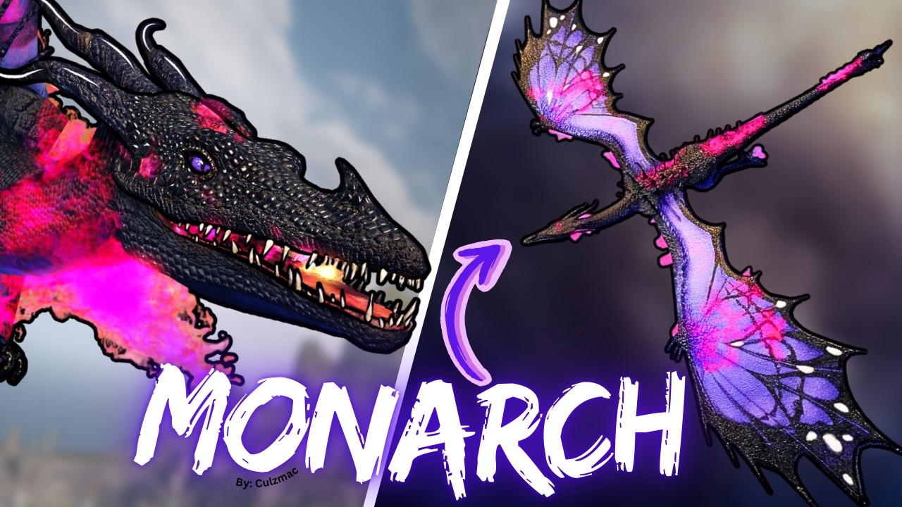 Эксклюзивный скин «Кошмар монарха» в Roblox по мотивам «Как приручить дракона»!