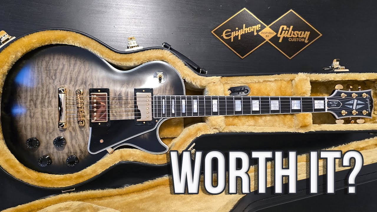 Sweetwater Exclusive Epiphone Cobra Burst Les Paul Custom - Worth