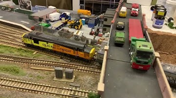 Badgers Cross modern image OO gauge DCC Sound layout. Modern stock as seen on todays railway.