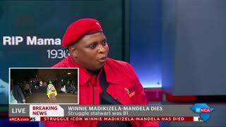 EFF reacts to Mama Winnie's death