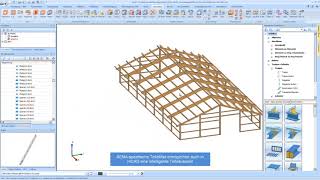 HiCAD & SEMA: OpenBIM with wood und steel HiCAD & SEMA: OpenBIM with wood und steel