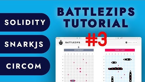 2022 Zero Knowledge (Solidity/ Circom/ SnarkJS) Tutorial #3: SnarkJS + circom_tester