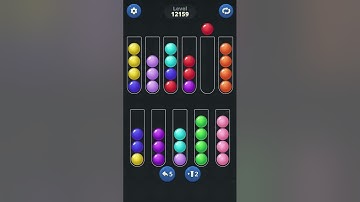 Ball Sort by Infinite Joy: Levels 12158, 12159, 12160