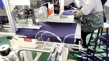 High effiency automatic placket machine, auto feeding, NON STOP!