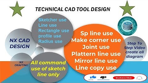 Part2 #sketcher #line #rectangle #Pattern studio #offset #polygon #line mirror #spline #fillet #trim