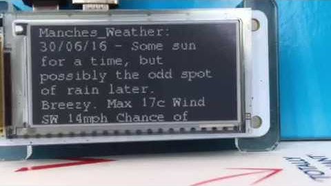 Raspberry Pi Twitter display