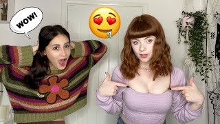 WEARING A SUPER PUSH-UP BRA TO SEE HOW MY GIRL REACTS!