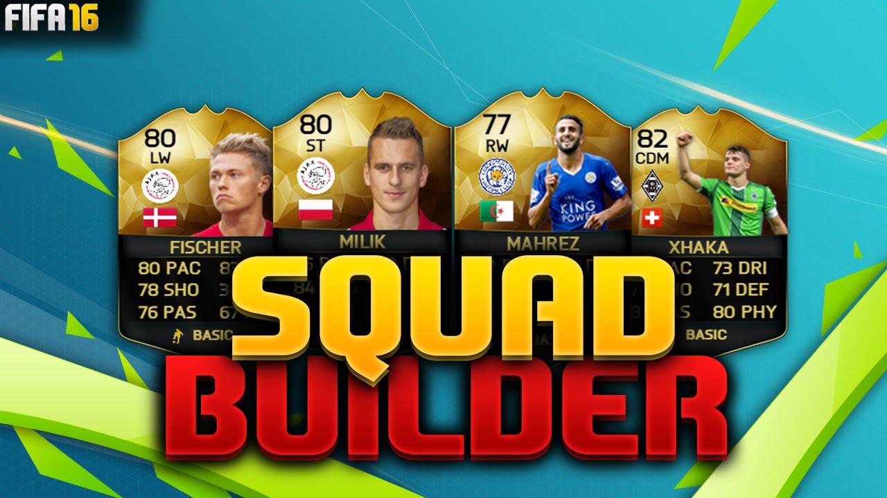 FIFA 16 Squad Builder - MAGICAL MAHREZ! w/ IF Mahrez, IF Milik, IF Fischer + IF Xhaka!