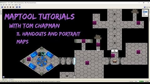 MapTool Tutorial - 11. Handouts and Portrait Maps