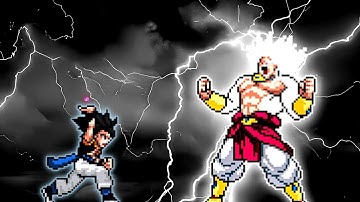 Gogeta TP V4 OP (all form) (New) VS Limit Break Broly SSJ4 V2 OP in Jump Force Mugen