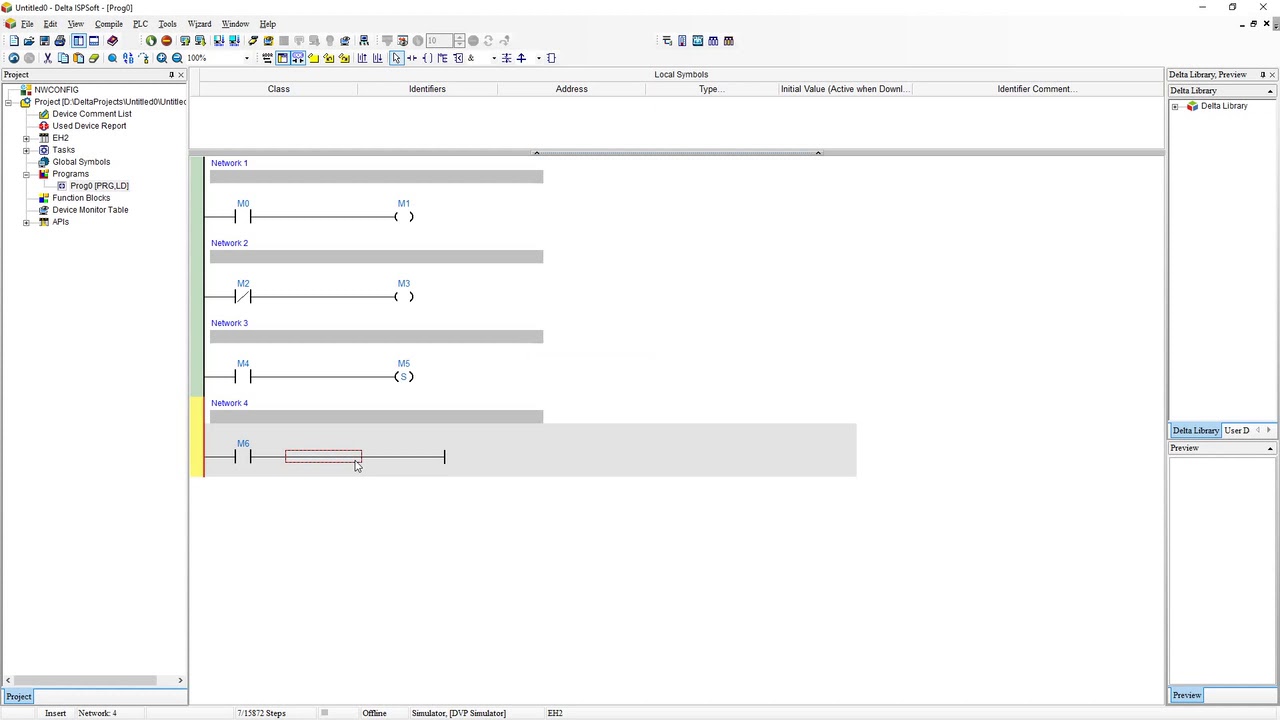 PLC Programming First Programming Project - YouTube