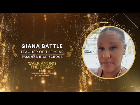 Giana Battle - Palomar High School - Teacher of the Year