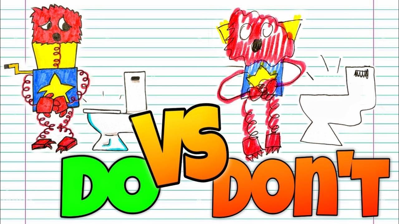 Drawings Cool DOs & DONT's. Drawing Project Playtime. How to Draw BOXY ...