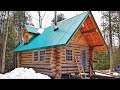 Putting in our Log Cabin Windows! Big Difference! / Log Cabin Update- Ep 13.22