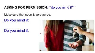 using modals to ask for permission