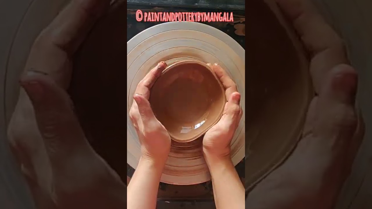 Clay heart shaped bowl 