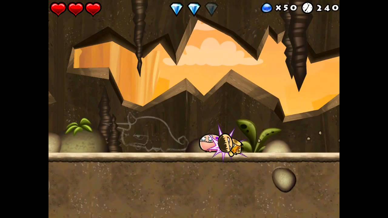 Chop Chop Caveman Walkthrough 1-1