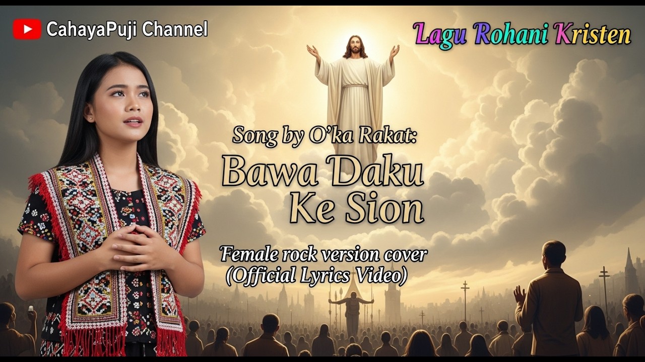 🙏Song by O'ka Rakat: Bawa Daku Ke Sion | Female rock version cover (Official Lyrics Video)