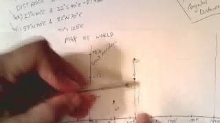 Finding the angular difference between cities