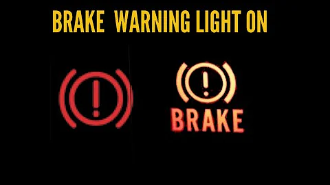 BRAKE WARNING LIGHT ON ( BRAKE FLUID LOW) REASONS FOR BRAKE WARNING LIGHT #brake #mechanic #reels