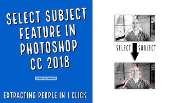 Select Subject in Photoshop CC 2018 - Extracting People in One Click!
