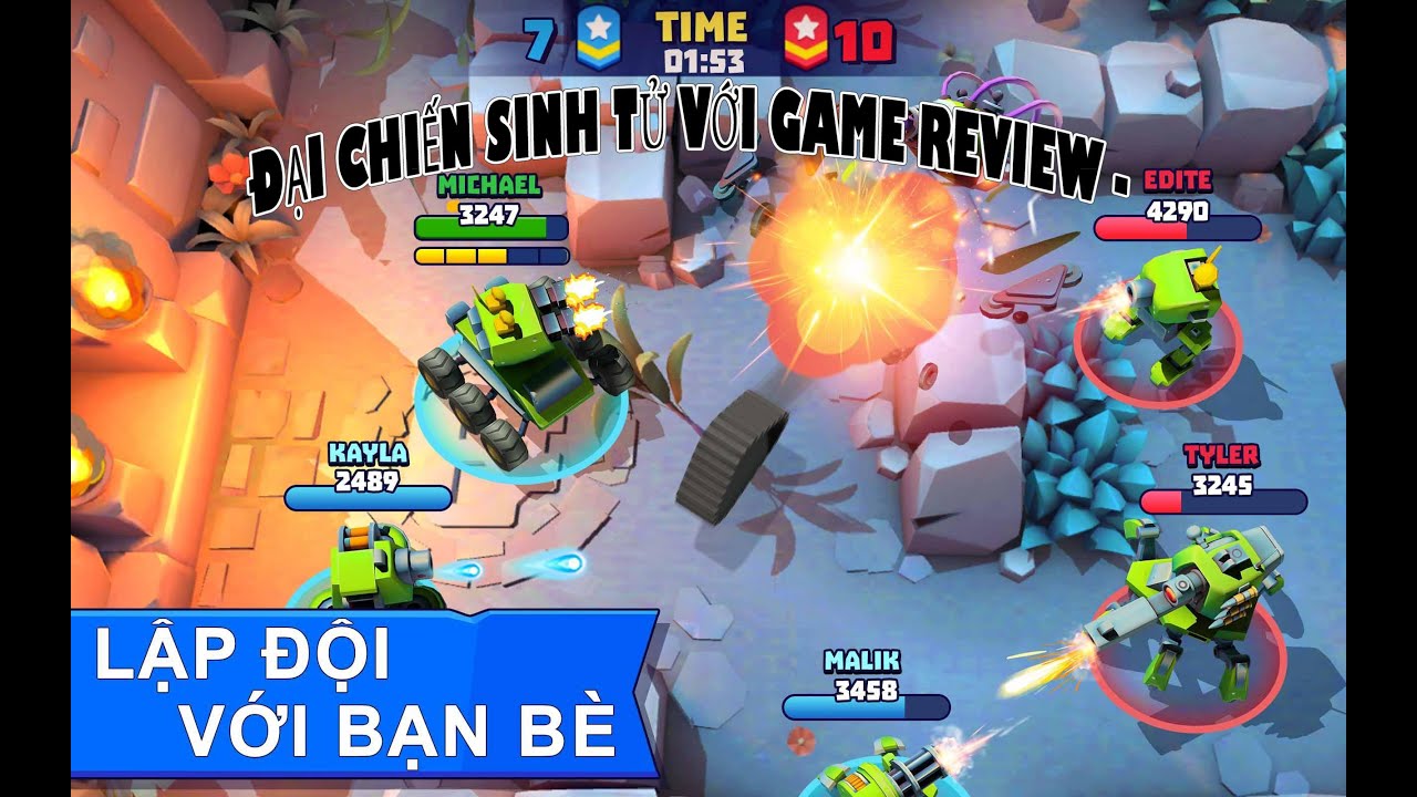 Xe Tank cuộc chiến sinh tử Tanks A Lot Top Game Mobile for Android YouTube