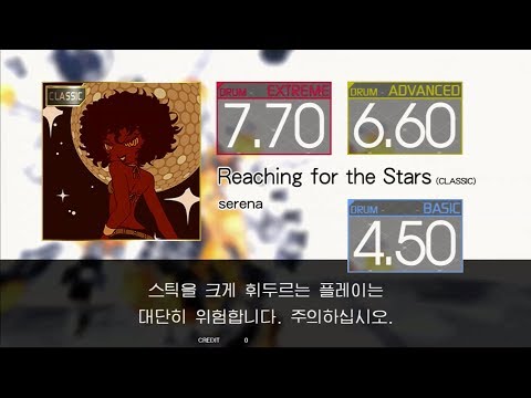 Gitadora Reaching for the Stars (CLASSIC) Extreme~Basic drum