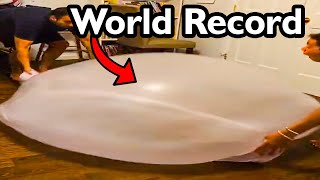 Biggest Slime Bubble World Record
