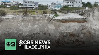 Officials declare state of emergency in Strathmere, New Jersey, after nor'easter damages beach