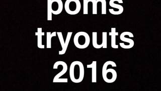 Dance Tryout Music - 2016