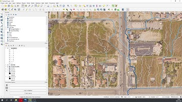Tutorial to delineate urban channel networks and drainage basins from Lidar data with QGIS3 - 2/2