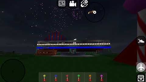 Mini Block Craft Arena Fireworks Special