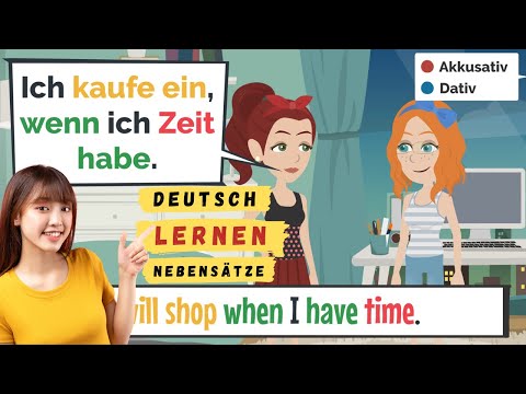 Deutsch lernen A2 - B1 | weil, dass, deshalb, wenn | learn german A2 -B1