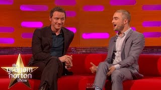 Daniel Radcliffe and James McAvoy Talk About Their Horrible Fans  The Graham Norton Show