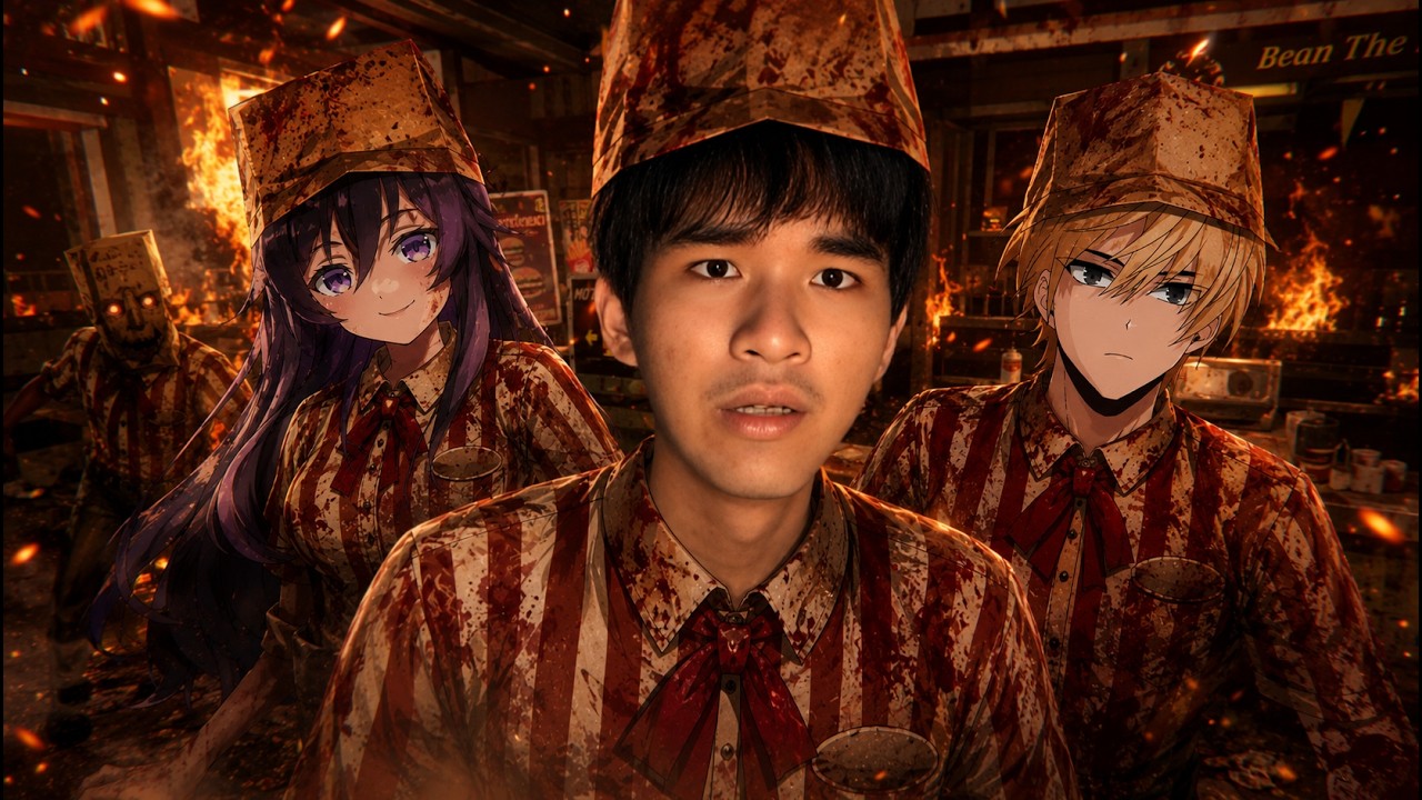 Working the NIGHT SHIFT at This Cursed Burger Shop! (Tagalog)