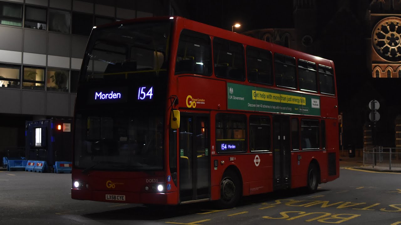 *Thrash / Kickdown & Cooling Fan* Go Ahead London (DOE35 LX58CYE) - Route 154