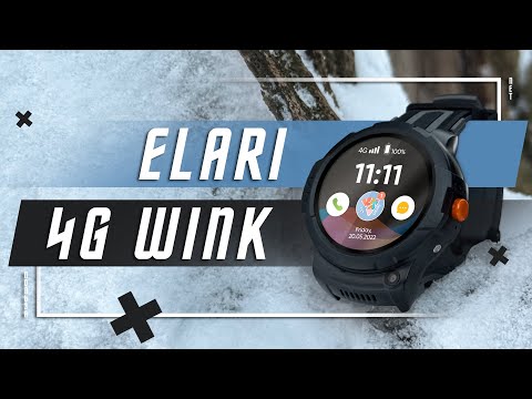 Лучший Выбор Детские Умные Часы Elari 4G Wink Безопасность Прежде Всего !