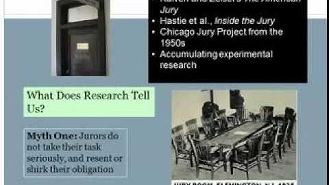 Group Dynamics 7d Influence in Juries