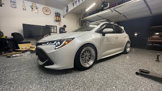 2019 Toyota Corolla Coilovers Install | D2 Coilovers DIY