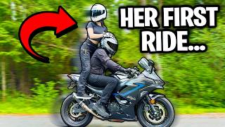 My Wife's First 10 Hours on My Motorcycle (She Was Terrified)