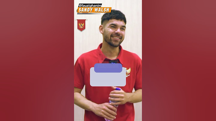 Q&A DENGAN PEMAIN TIMNAS SANDY WALSH