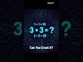 Genius can be solve in 6 seconds only ? #maths #mathpuzzle #mathisfun #mathchamps #coolmath
