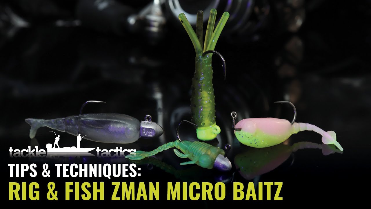 ZMan Micro Finesse BaitZ - Shad FryZ, StingerZ, Tiny TicklerZ and LarvaZ 